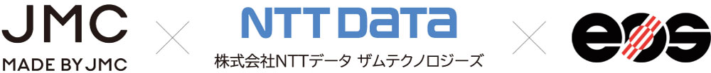 EOSジャパン社ロゴ　ザムテクノロジーズロゴ　JMCロゴ